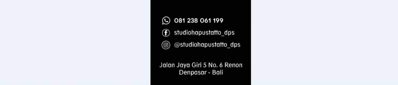 kontak hapus tattoo di bali